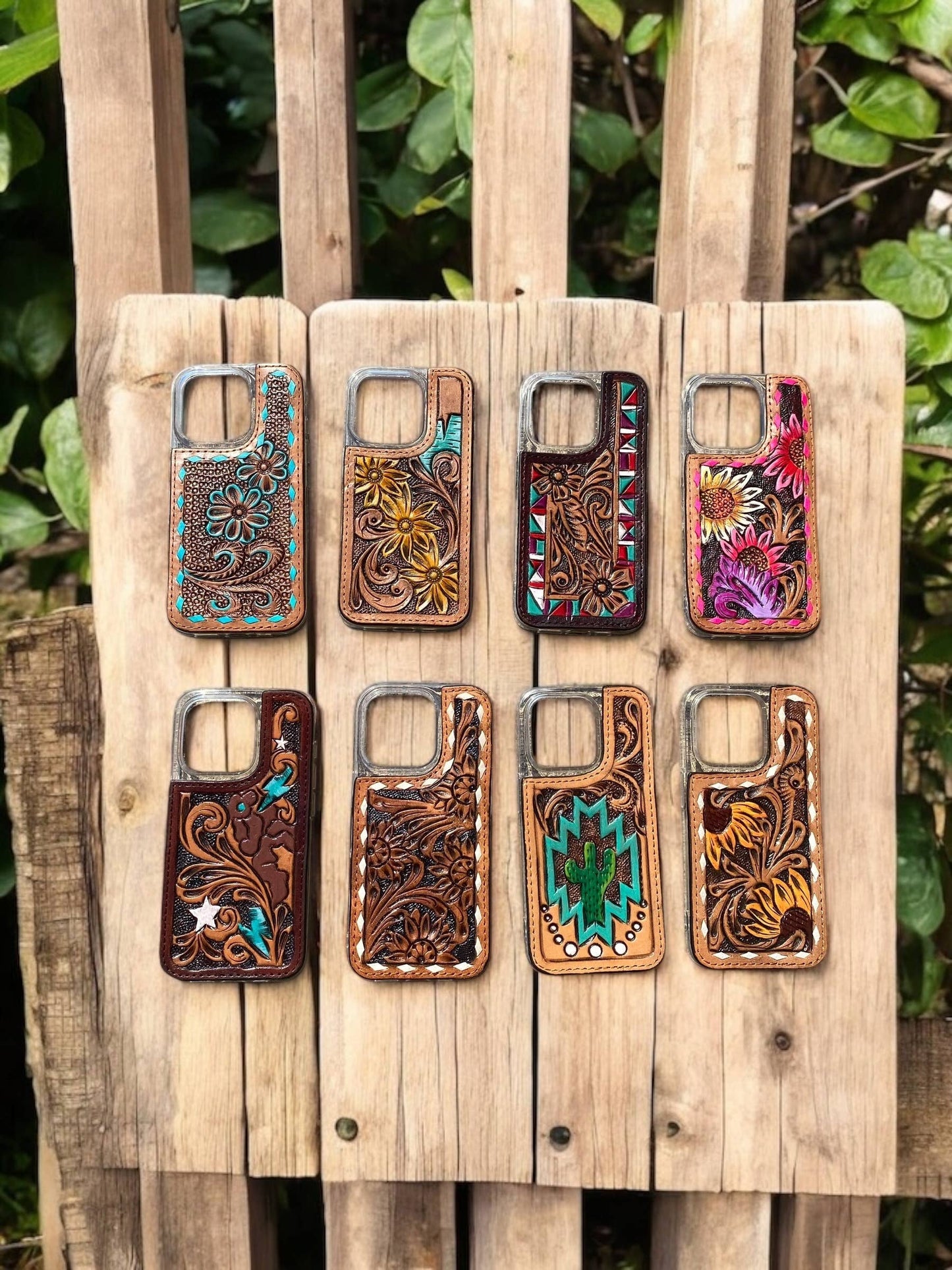 Cactus Leather iPhone Case : 15
