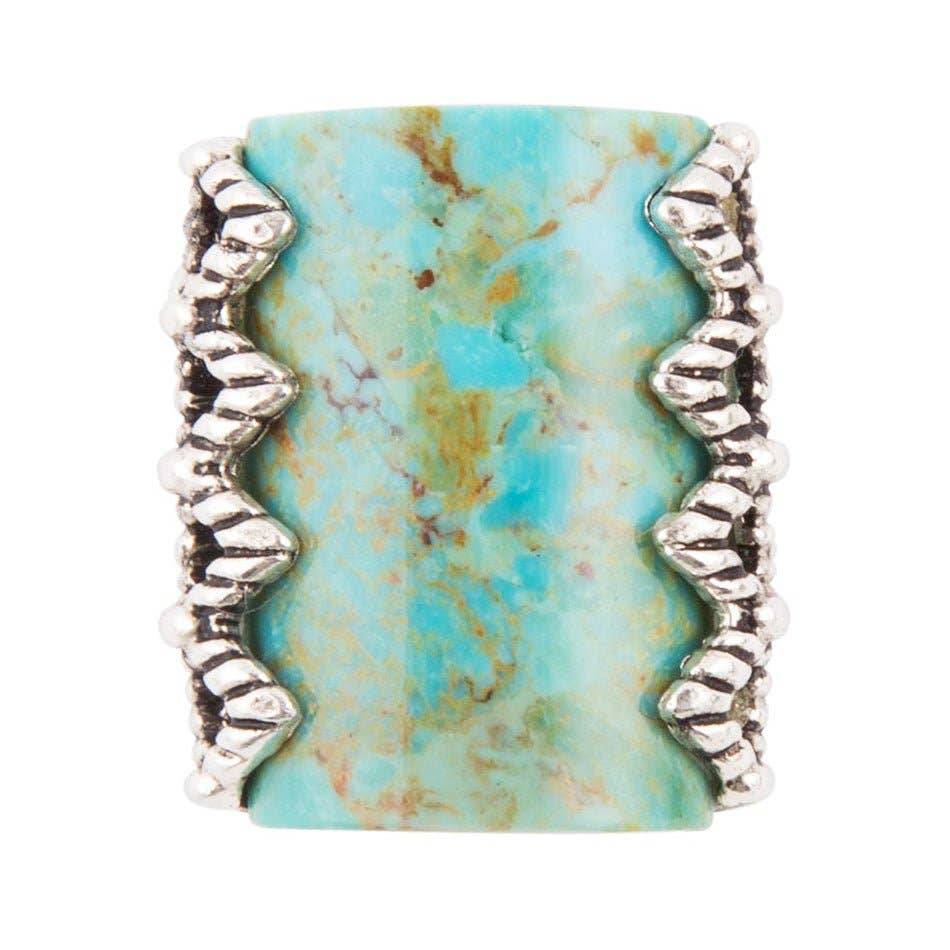 Turquoise Slice Statement Ring: 9