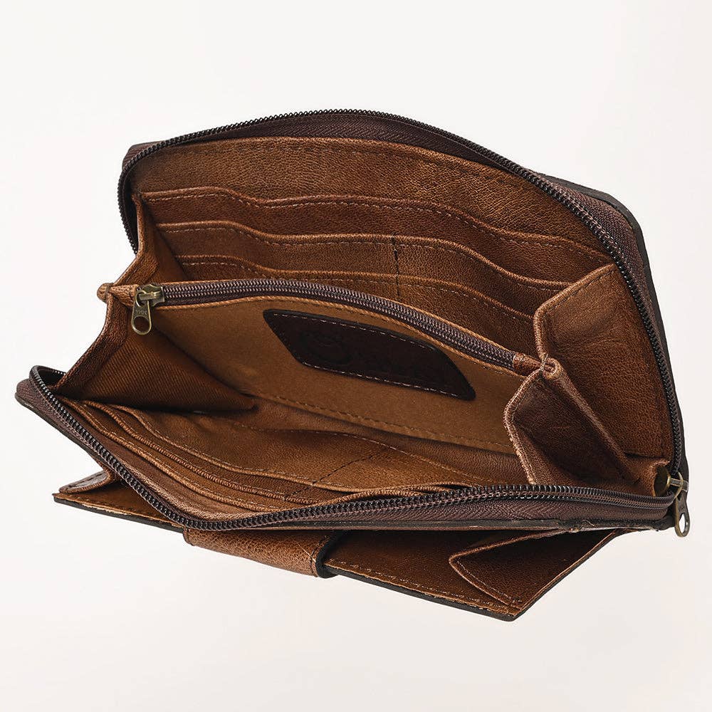 Wallet Genuine Leather - Turquoise concho