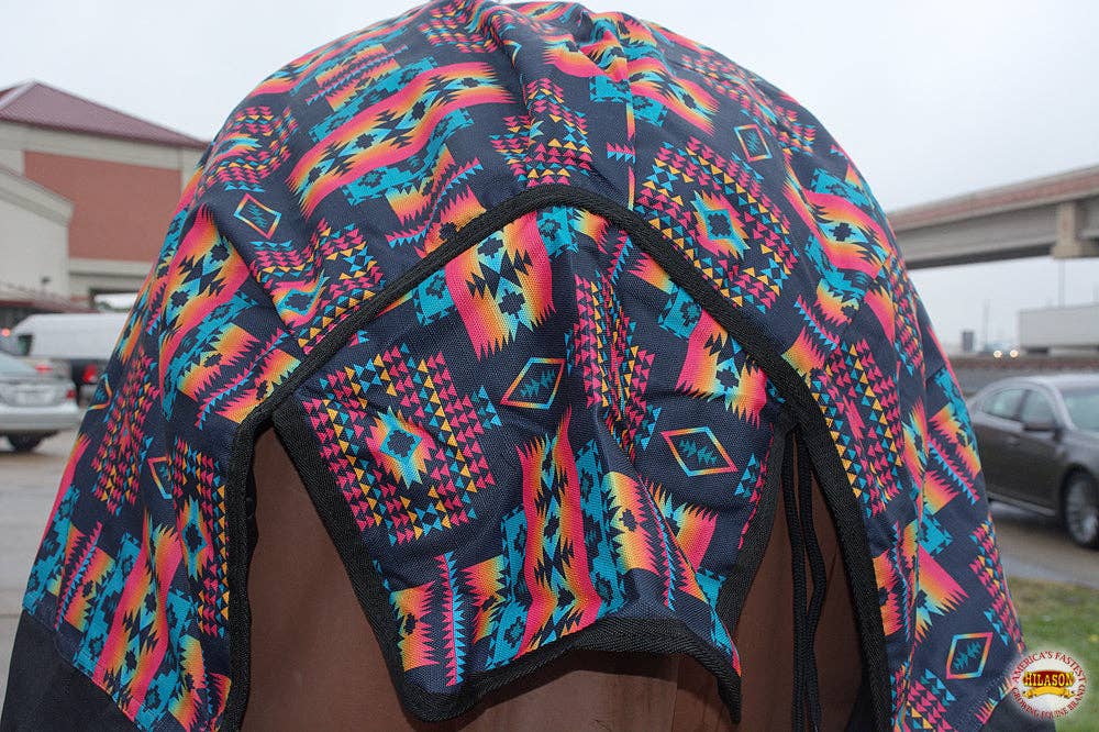 1200D Ripstop Waterproof Turnout Winter Horse Blanket Aztec: 72"