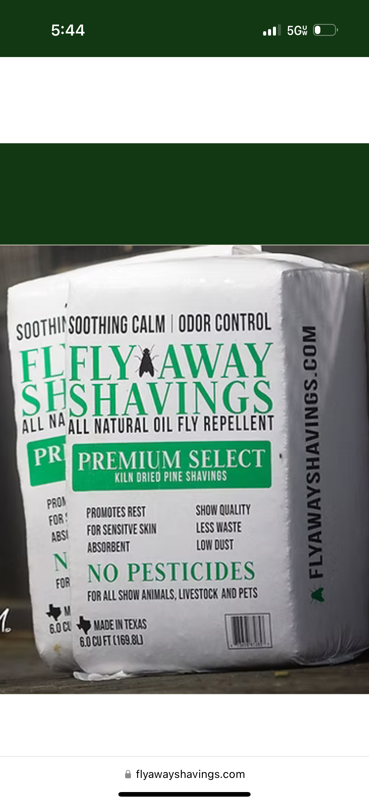 Fly Away Shavings