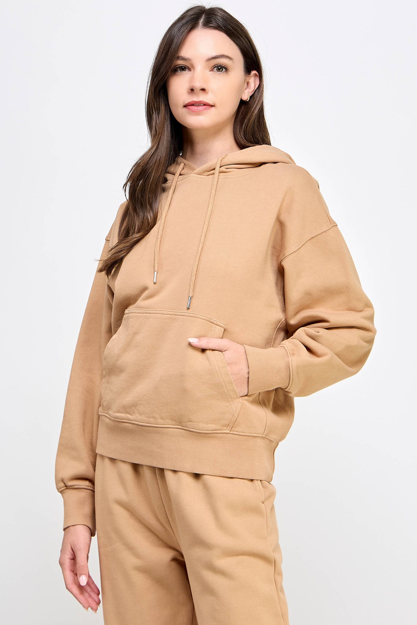P9005T EVERYDAY SOFT FRENCH TERRY PULL-OVER HOODIE: Black / LARGE