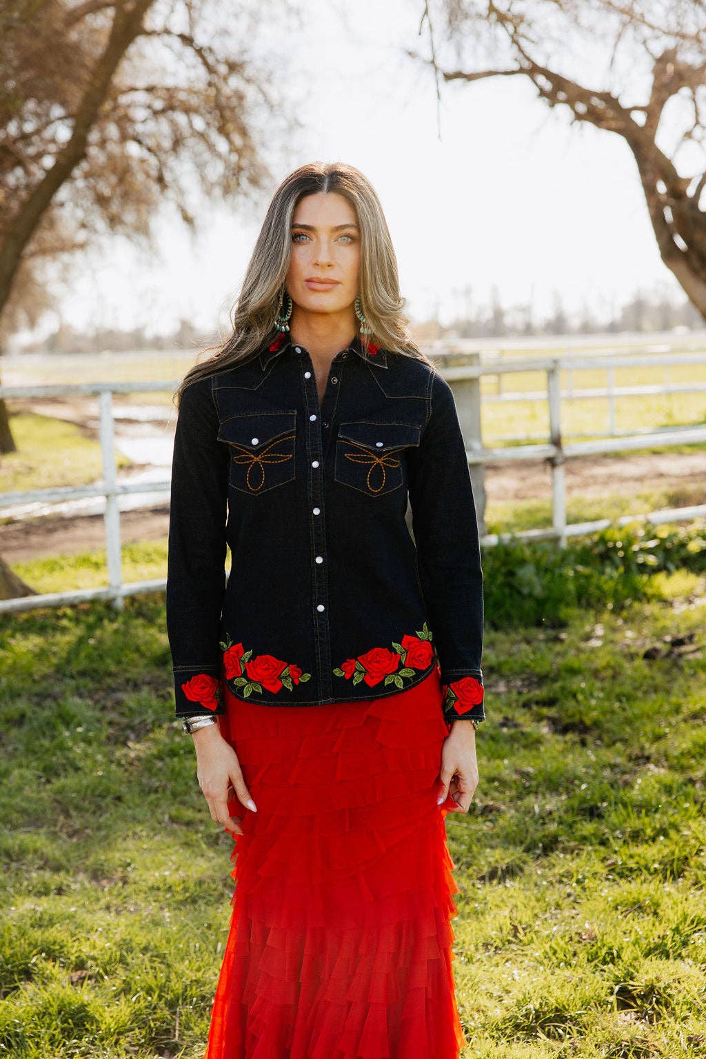 Rancher’s Sweetheart Button Up: M