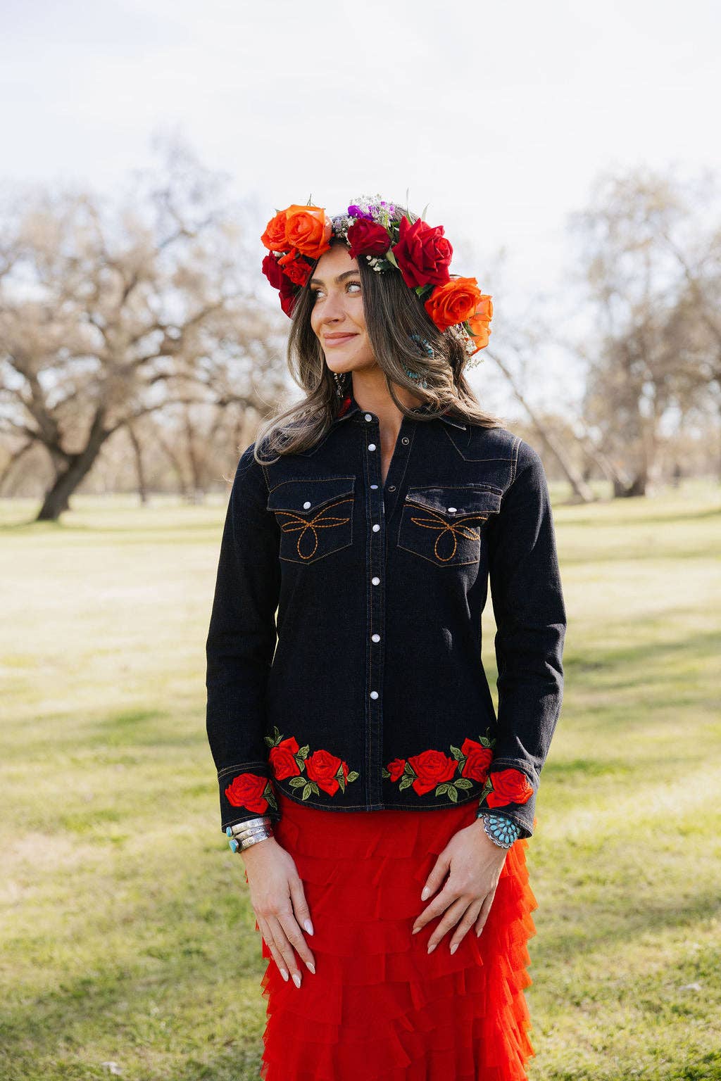 Rancher’s Sweetheart Button Up: M