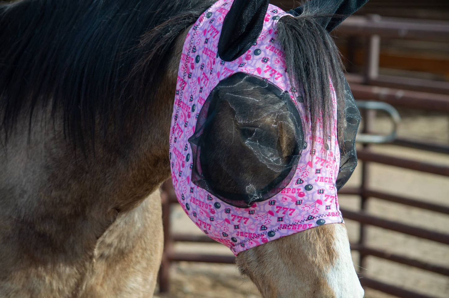 Lycra Fly Mask: Jackpot / Horse