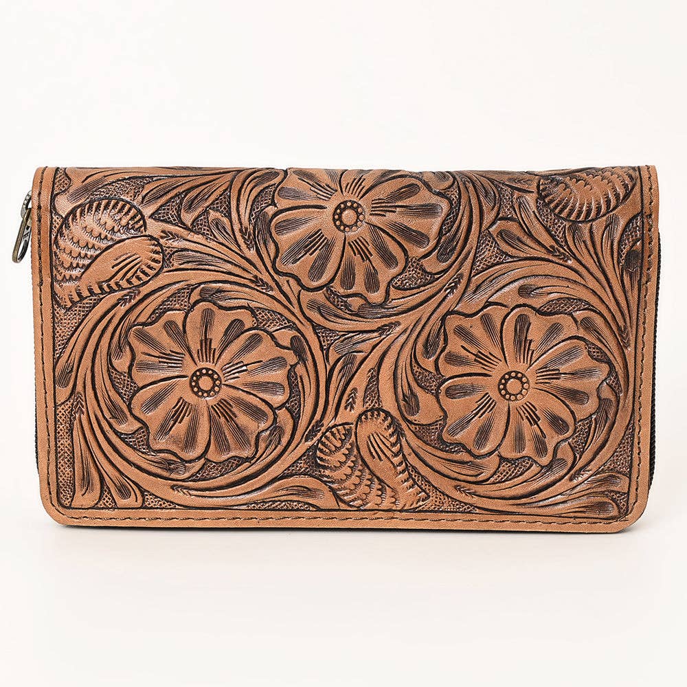 Wallet Genuine Leather - Turquoise concho