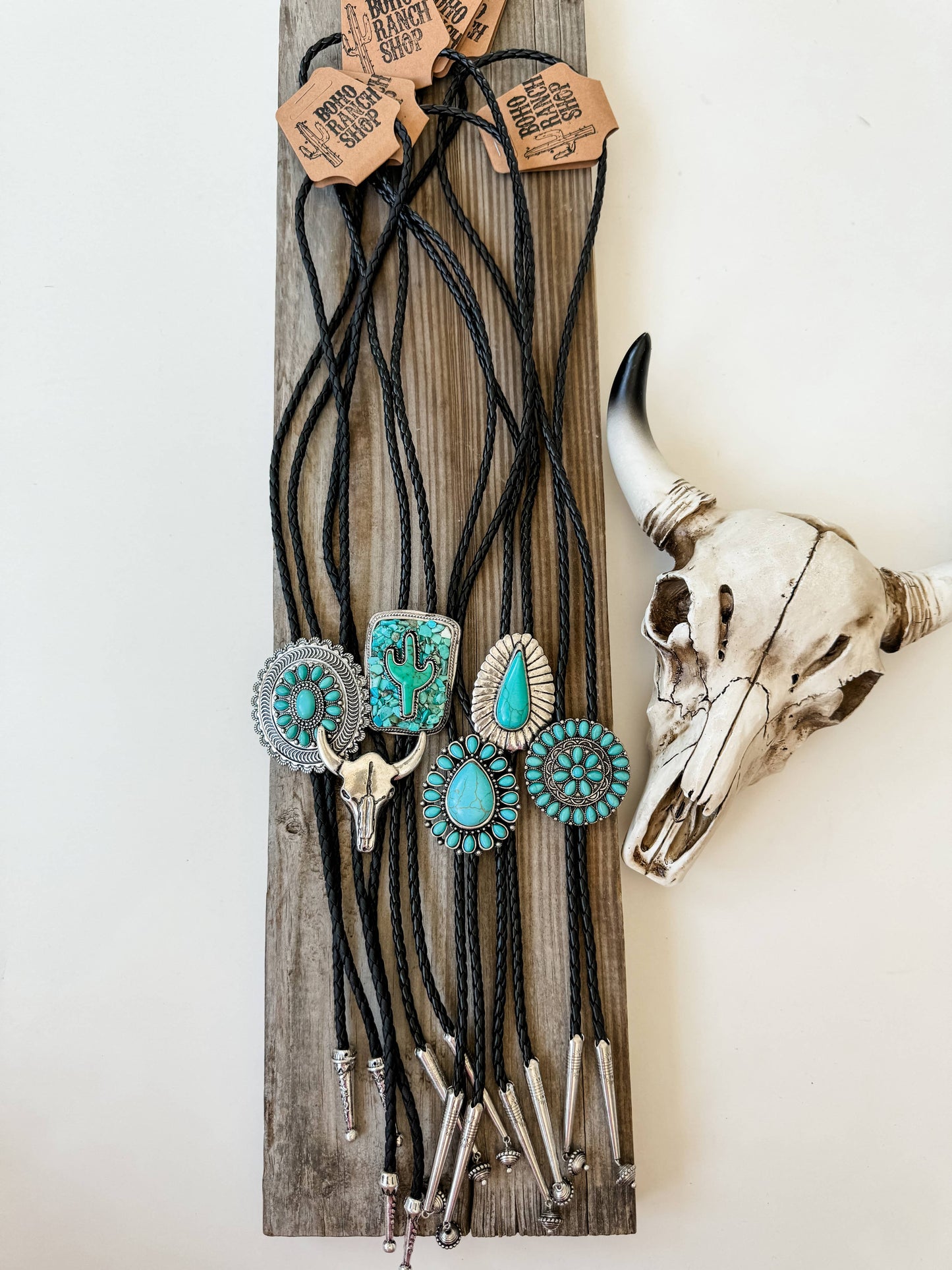 Western Bolo Long Pendant Necklace: STYLE 4