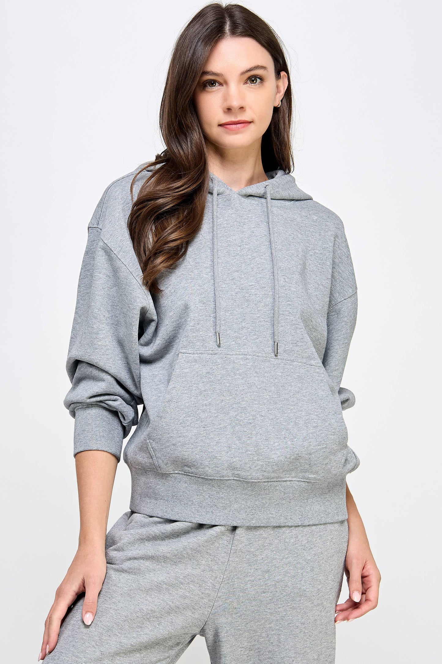 P9005T EVERYDAY SOFT FRENCH TERRY PULL-OVER HOODIE: Black / LARGE
