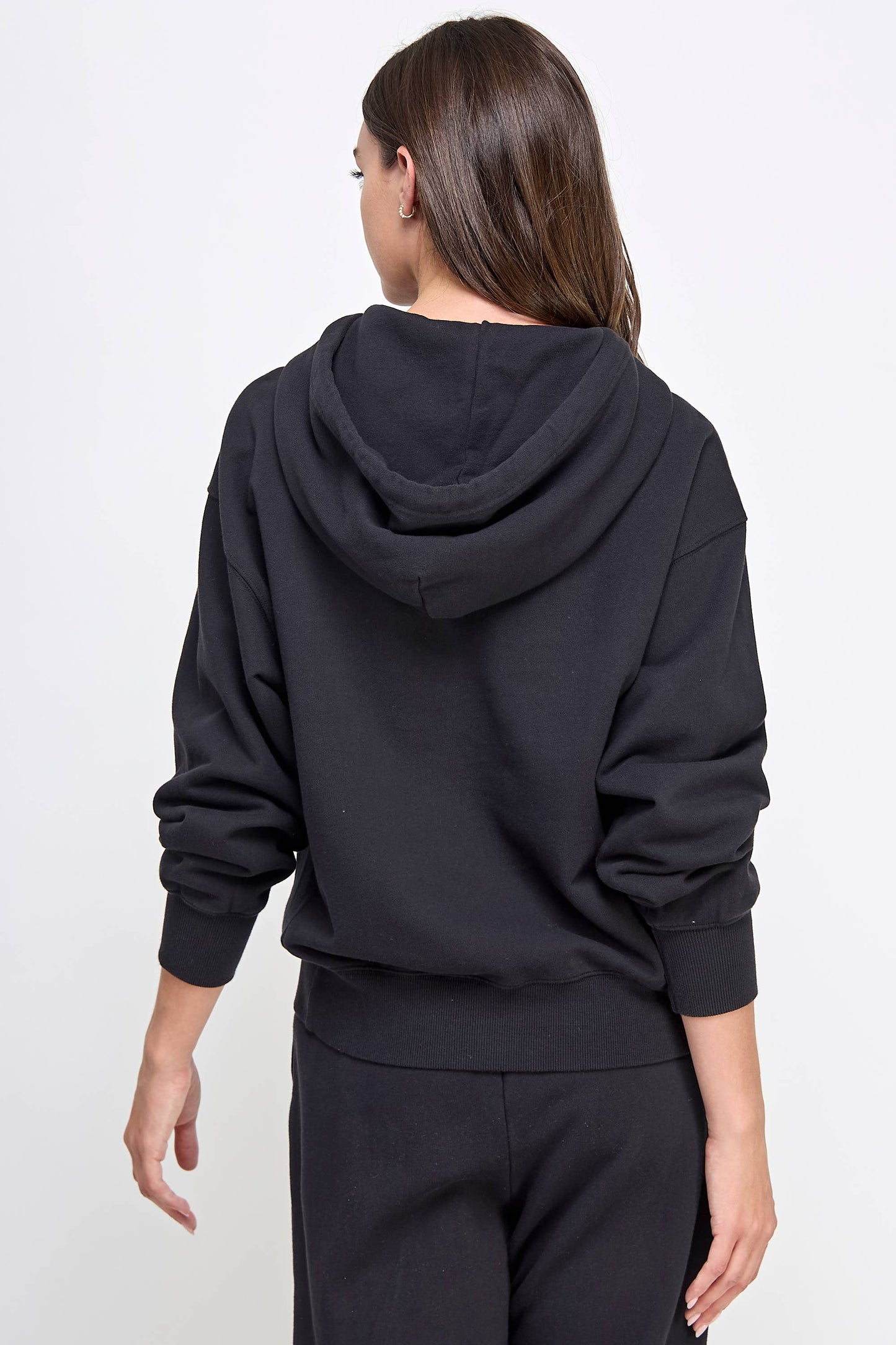 P9005T EVERYDAY SOFT FRENCH TERRY PULL-OVER HOODIE: Black / LARGE