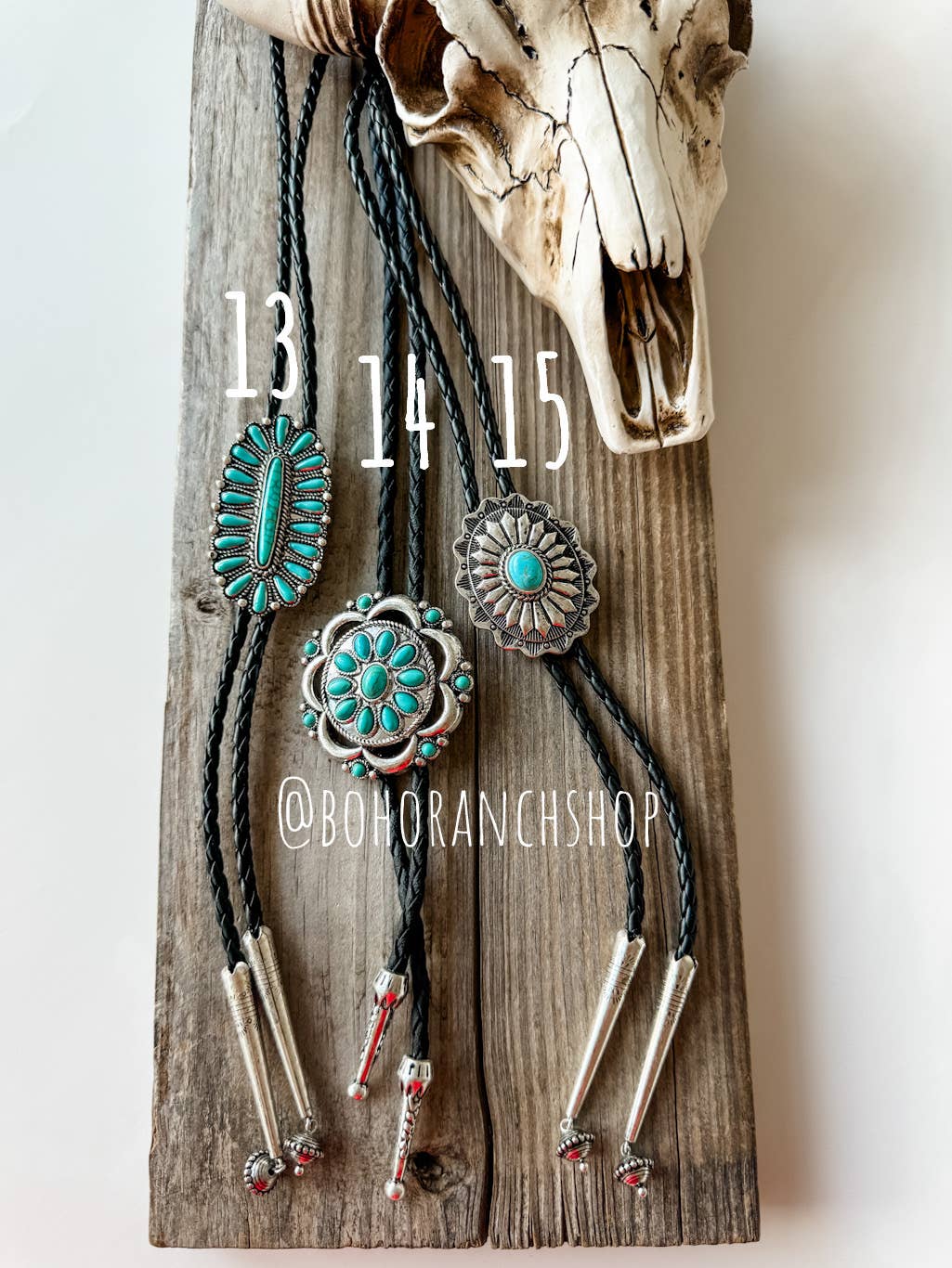 Western Bolo Long Pendant Necklace: STYLE 4