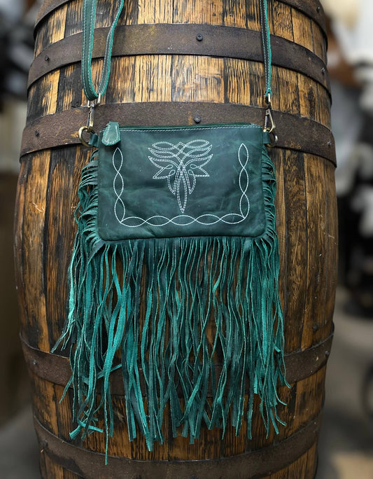 Bluebell Vintage Leather Mini Crossbody