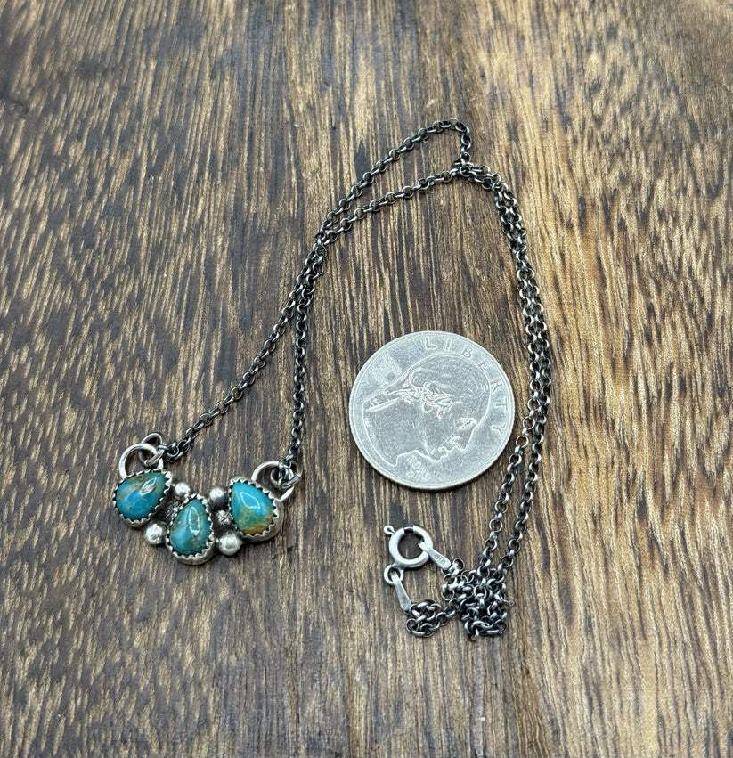 Navajo Turquoise Cluster 16"