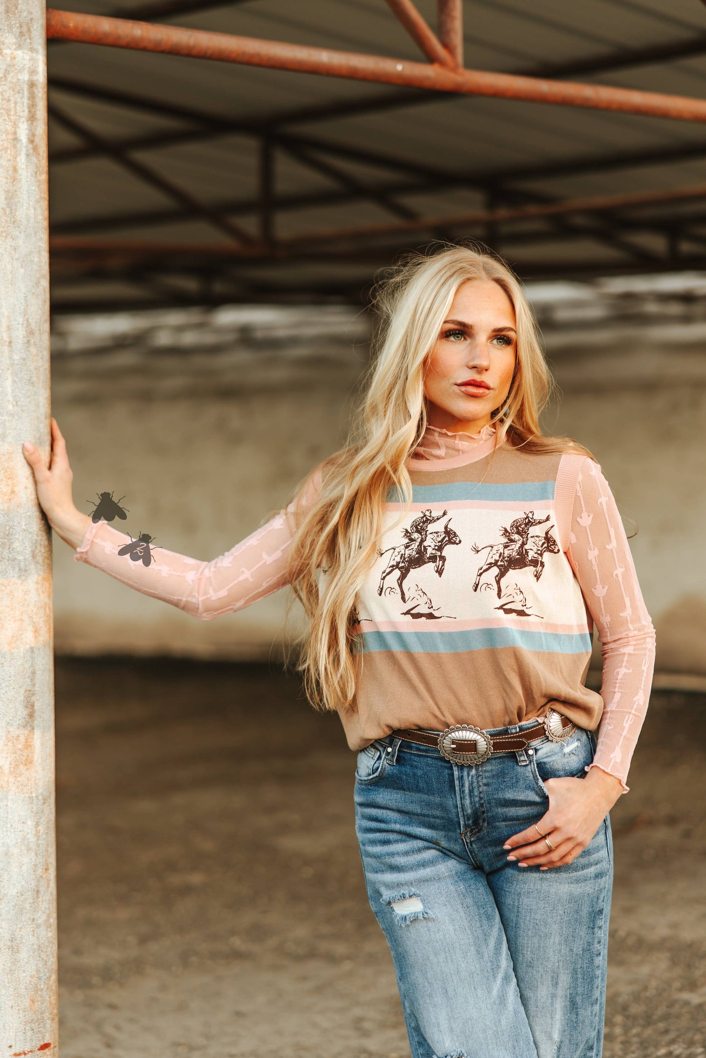 LARIAT LACE * DUSTY ROSE