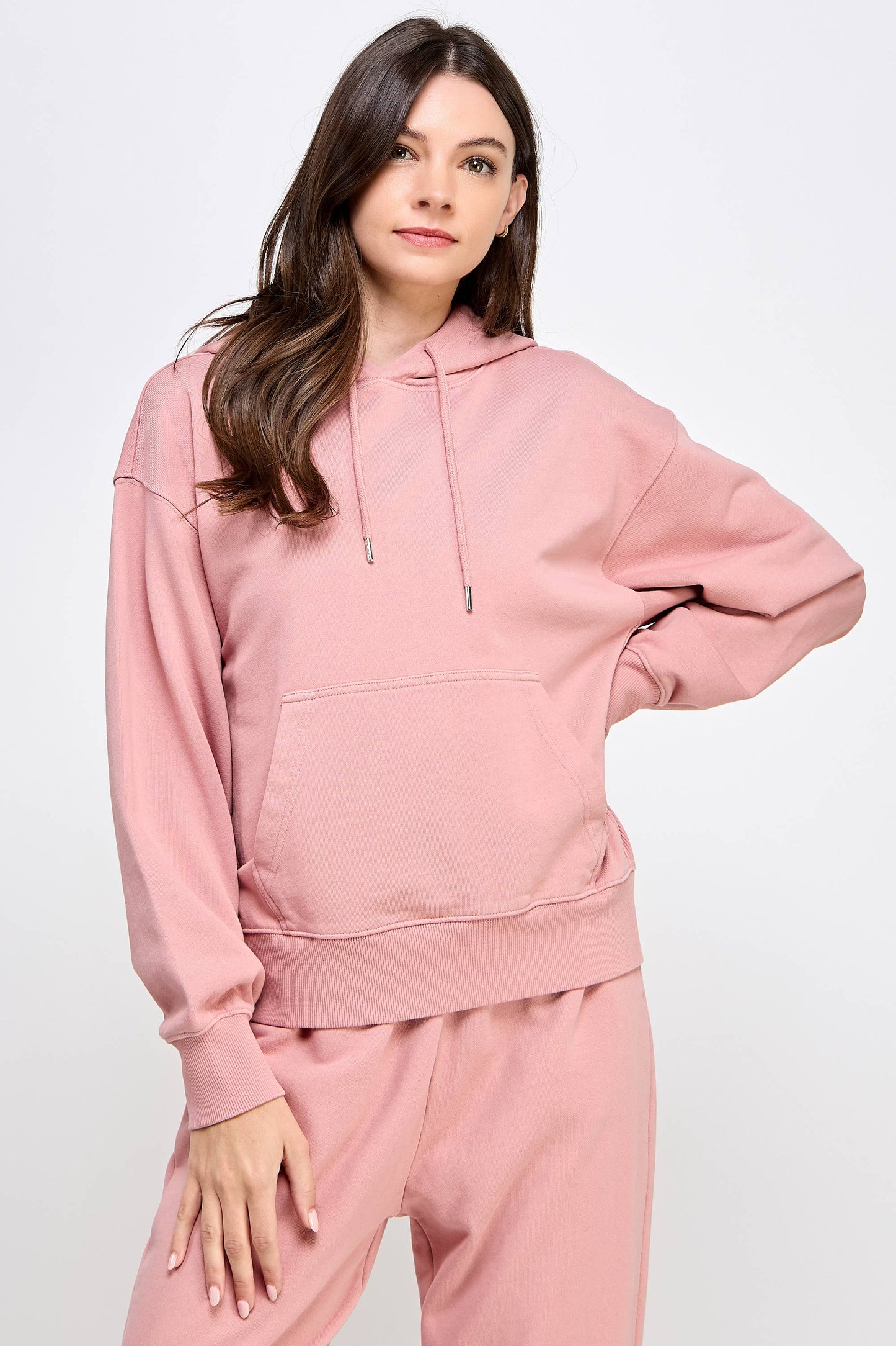 P9005T EVERYDAY SOFT FRENCH TERRY PULL-OVER HOODIE: Black / SMALL