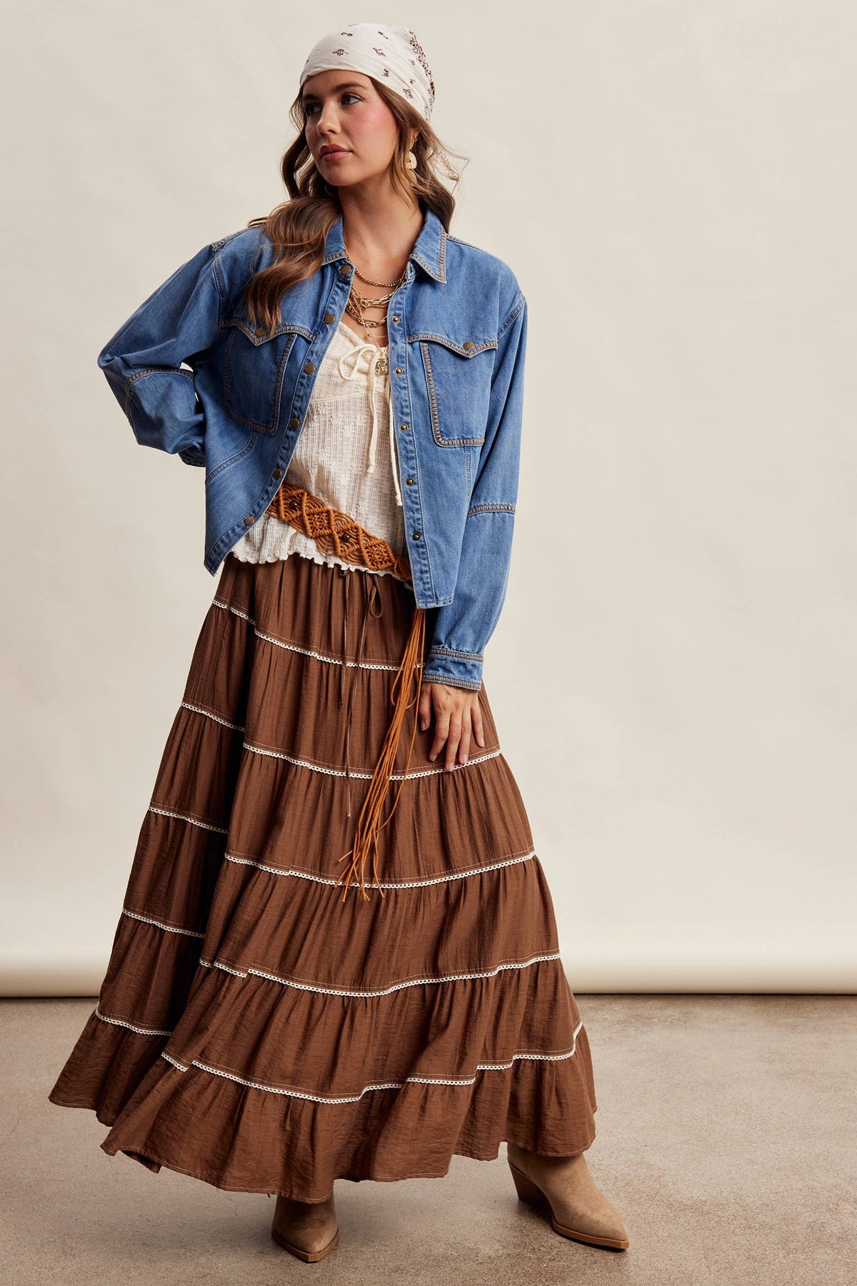 Western Stitch Denim Shirt LJ0281: Washed Cobalt / Contemporary / M