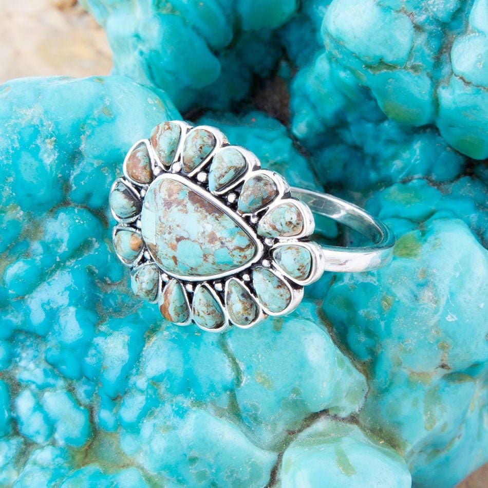 Durango Turquoise Multi-Stone Ring: 8
