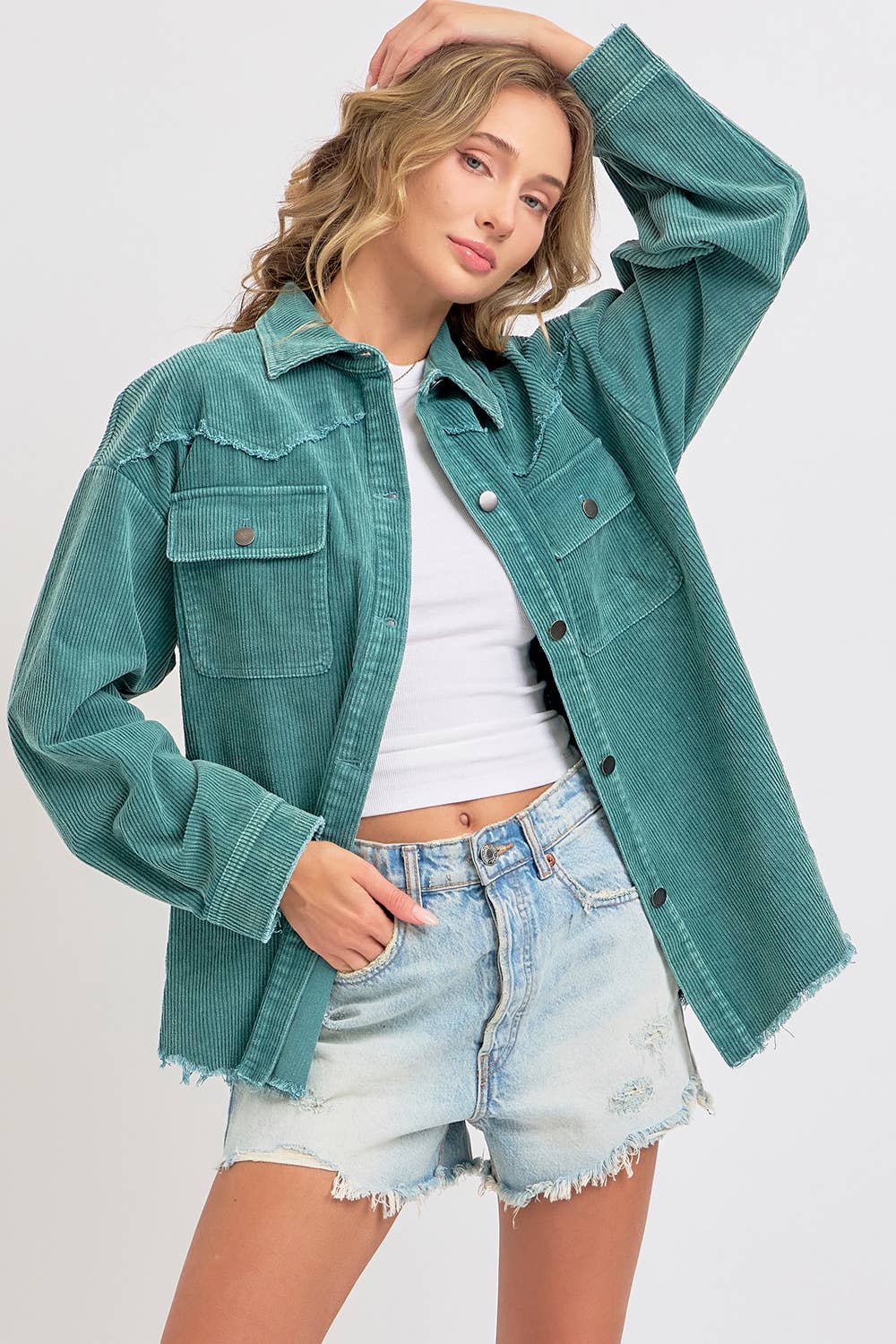 SHACKET MINERAL WASHED CORDUROY: CAMEL