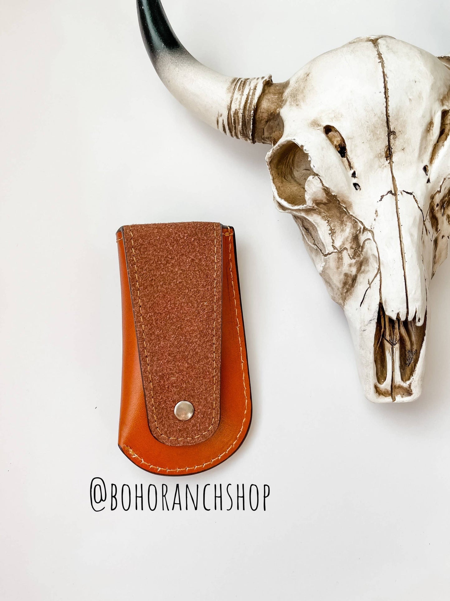 Leather Pocket Knife Sheath Genuine Leather Case Pocket: 4