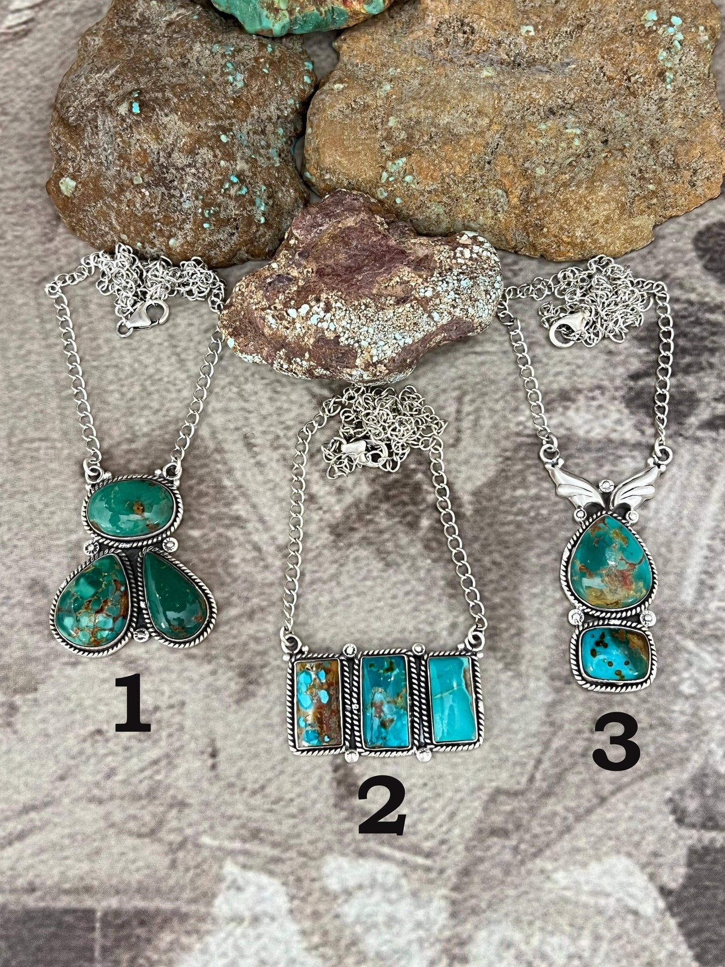 Handmade Sterling Silver Hardy Pit Necklace with Signed Nizhoni: 2