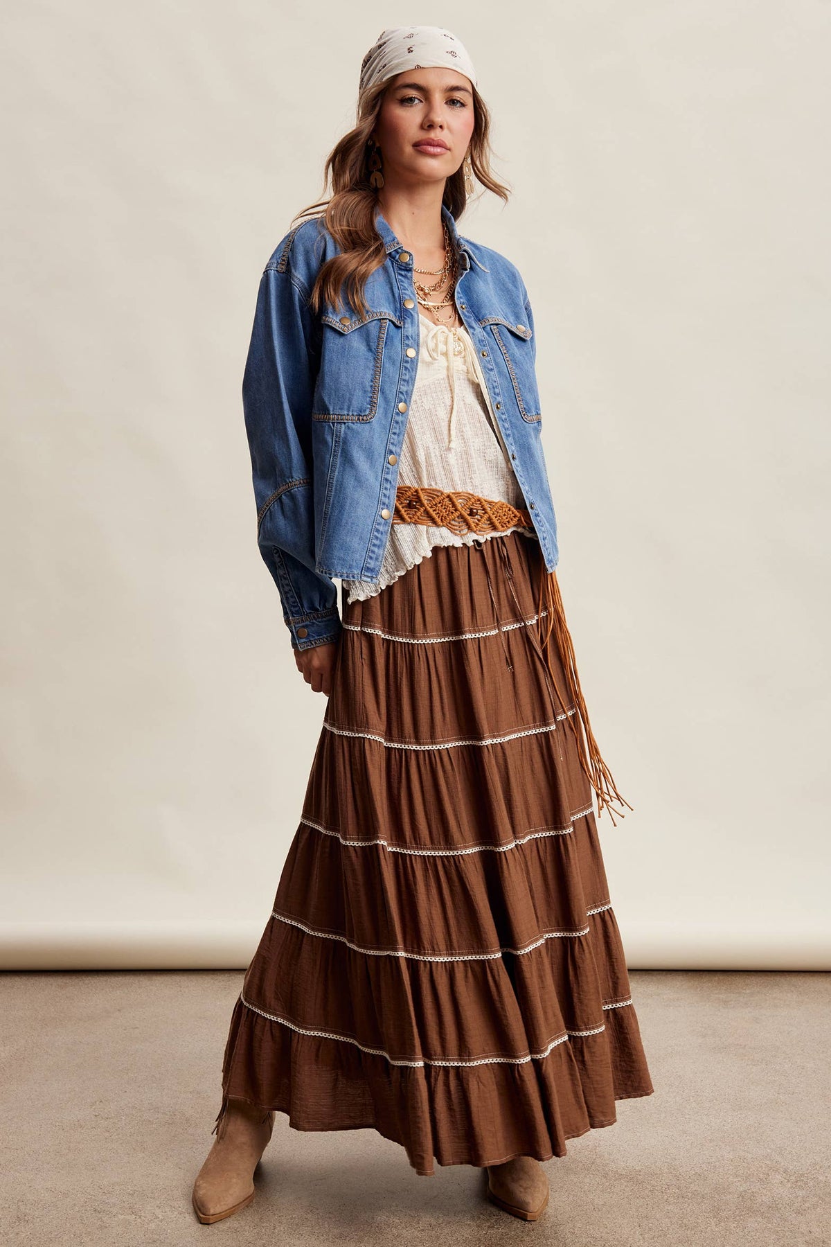 Western Stitch Denim Shirt LJ0281: Washed Cobalt / Contemporary / M