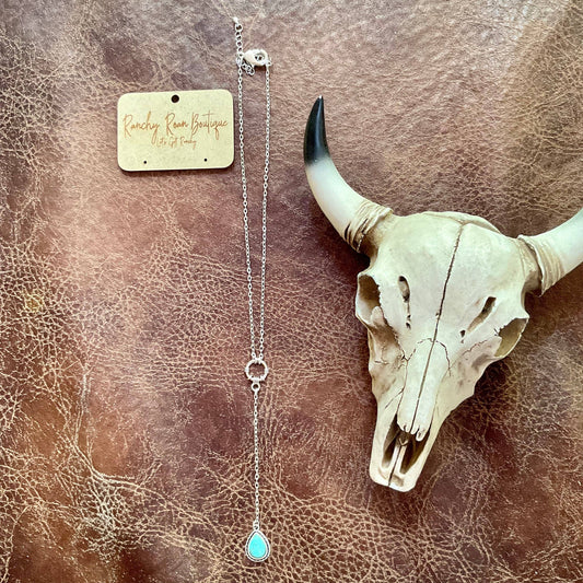 Turquoise Pendant Choker