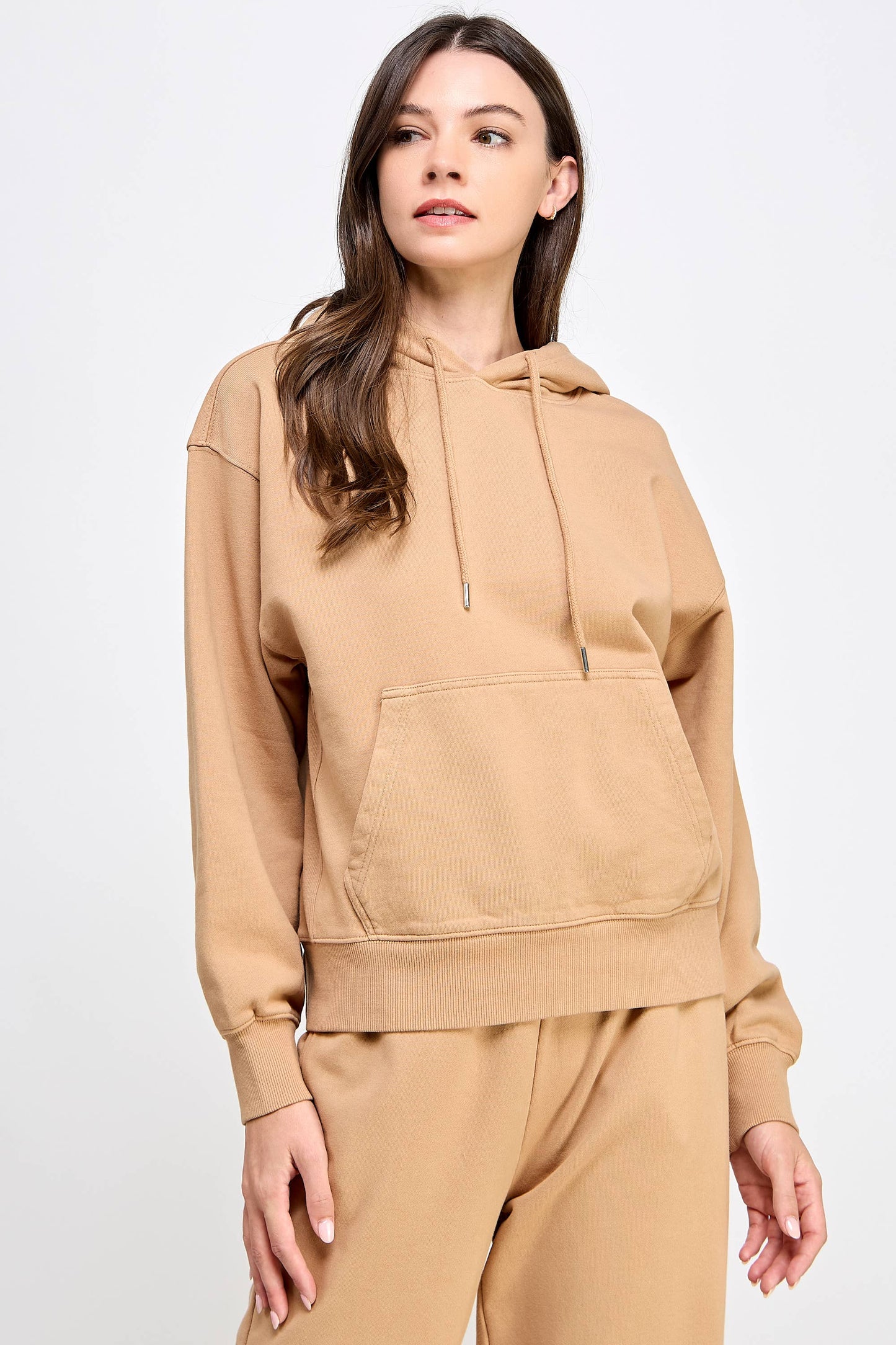 P9005T EVERYDAY SOFT FRENCH TERRY PULL-OVER HOODIE: Black / LARGE
