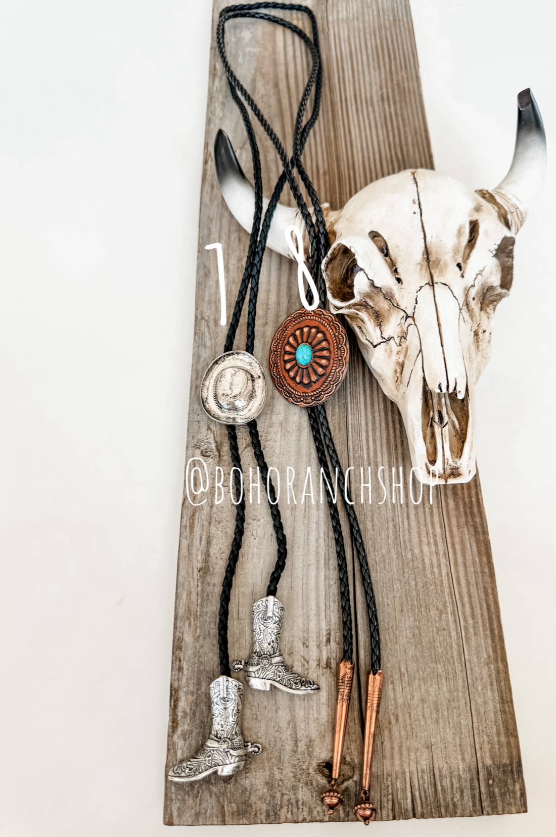 Western Bolo Long Pendant Necklace: STYLE 4