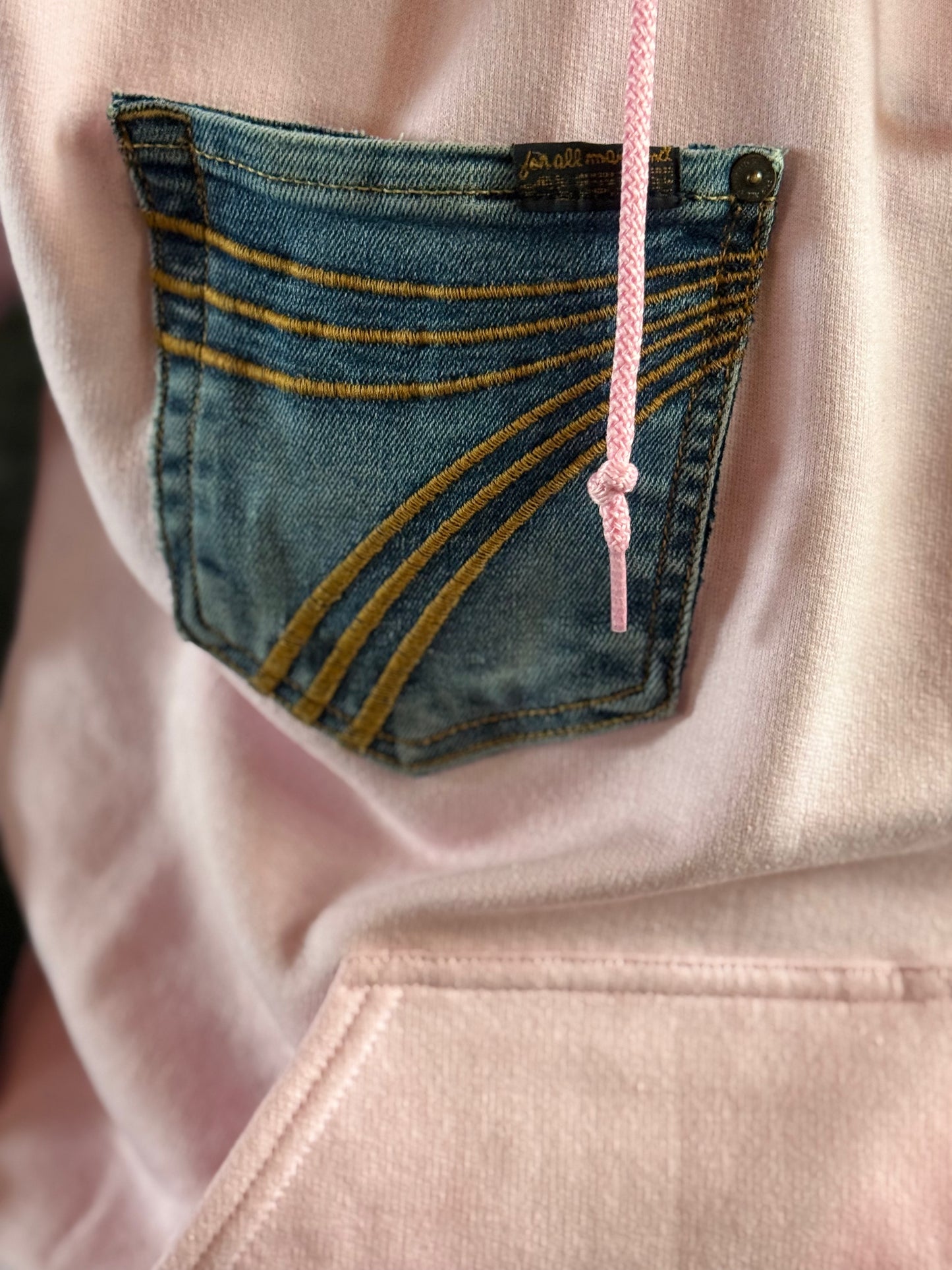 Pink Seven’s Pocket Hoodie small