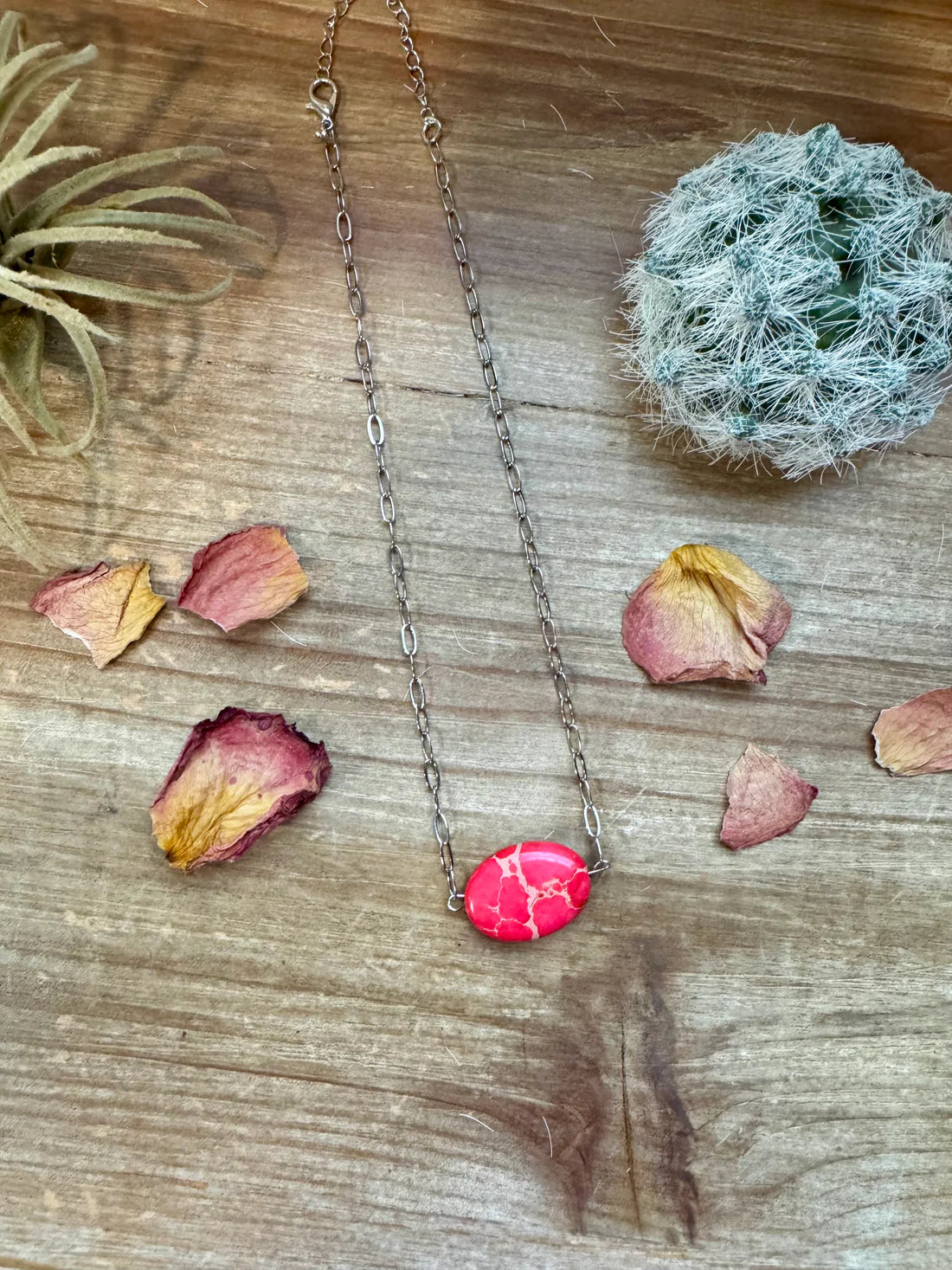 Oval Pink Choker