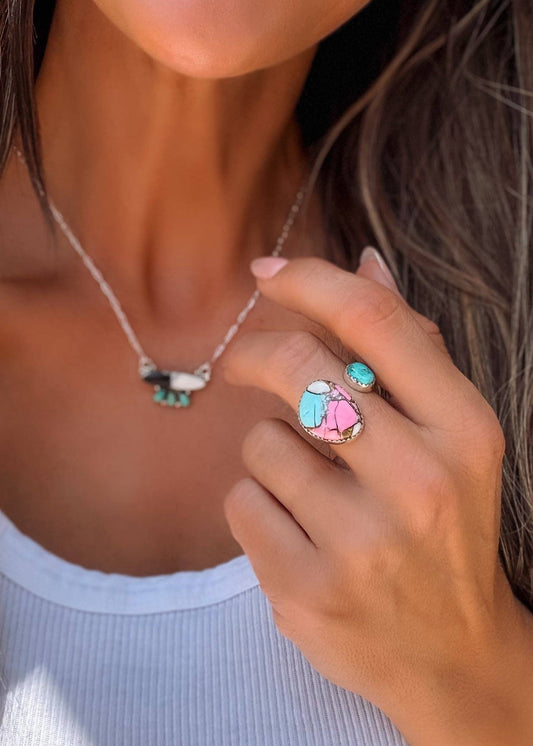 Dubble Bubble Adjustable Ring: B