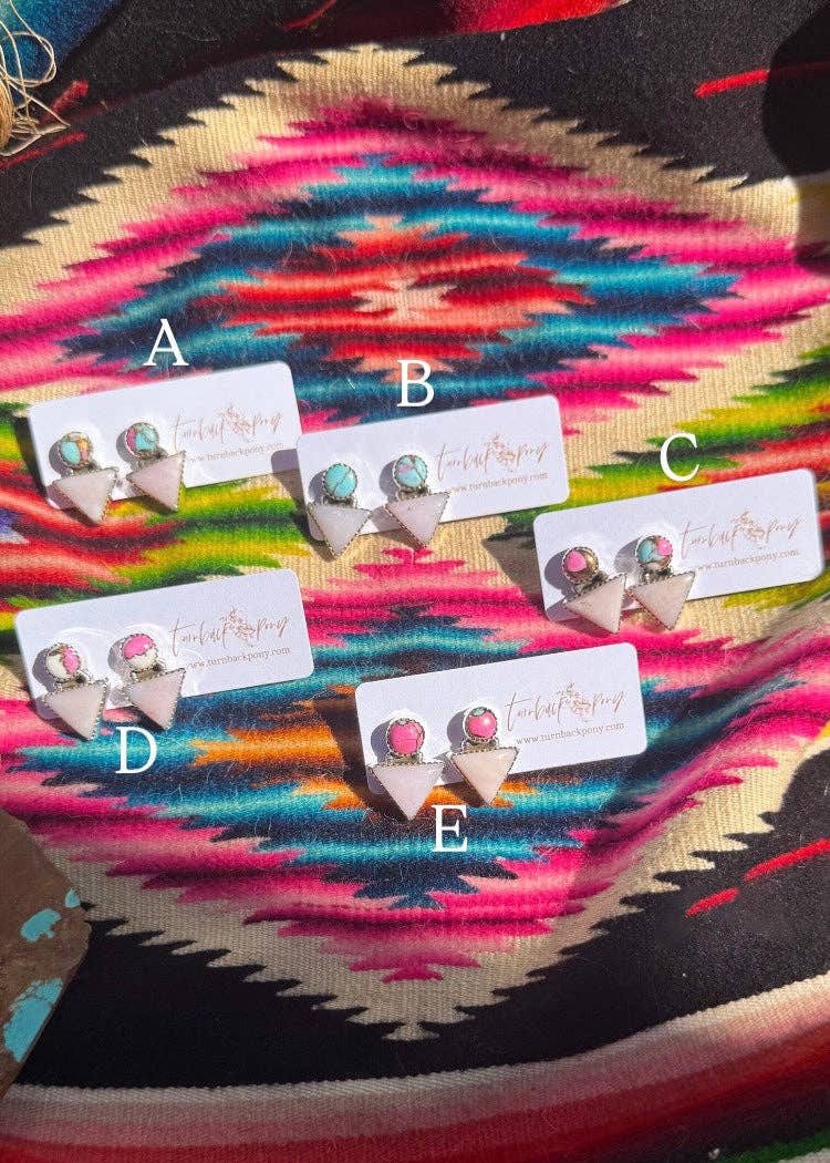 Jagger Studs (Pick your stone): E