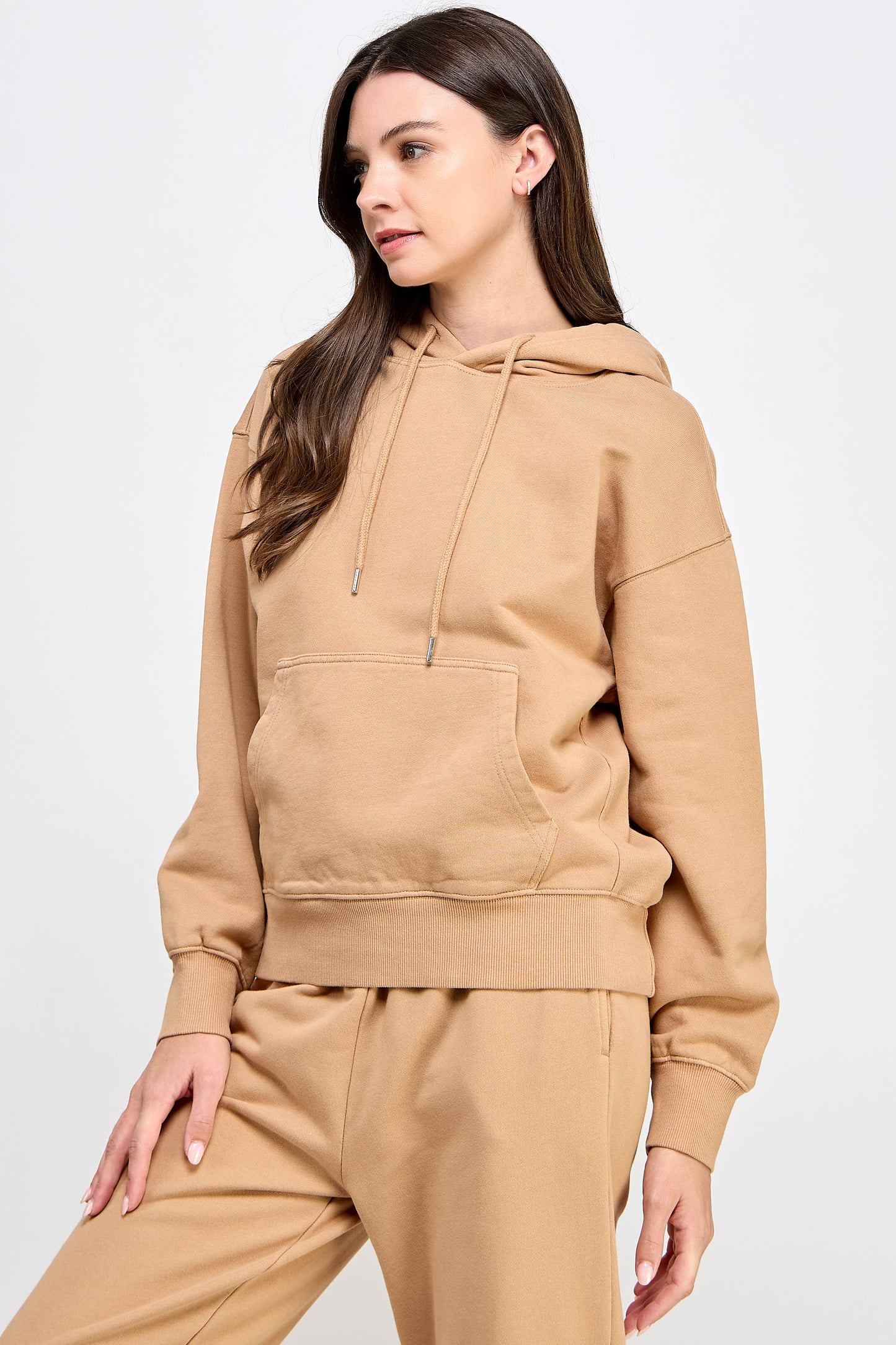 P9005T EVERYDAY SOFT FRENCH TERRY PULL-OVER HOODIE: Black / LARGE