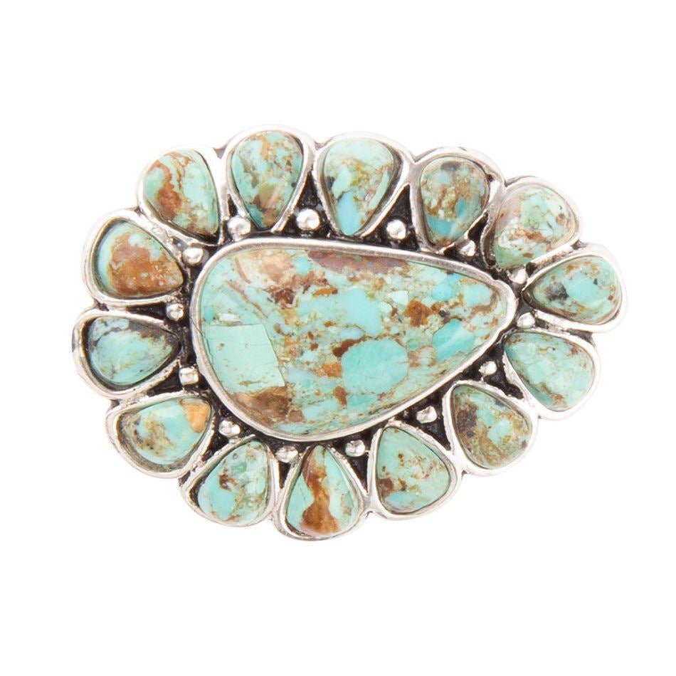 Durango Turquoise Multi-Stone Ring: 8