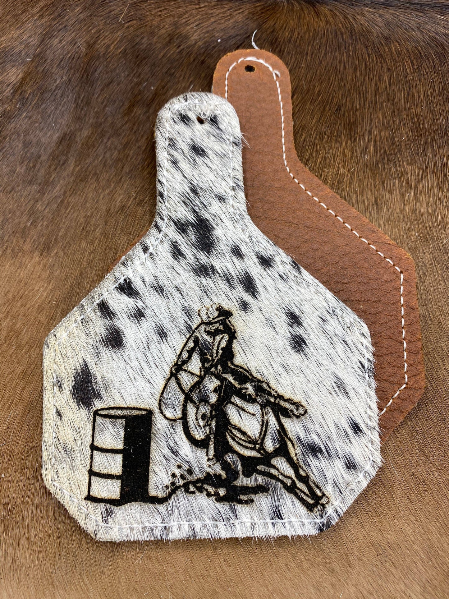 RODEO THEMED EAR TAGS: BARREL RACING