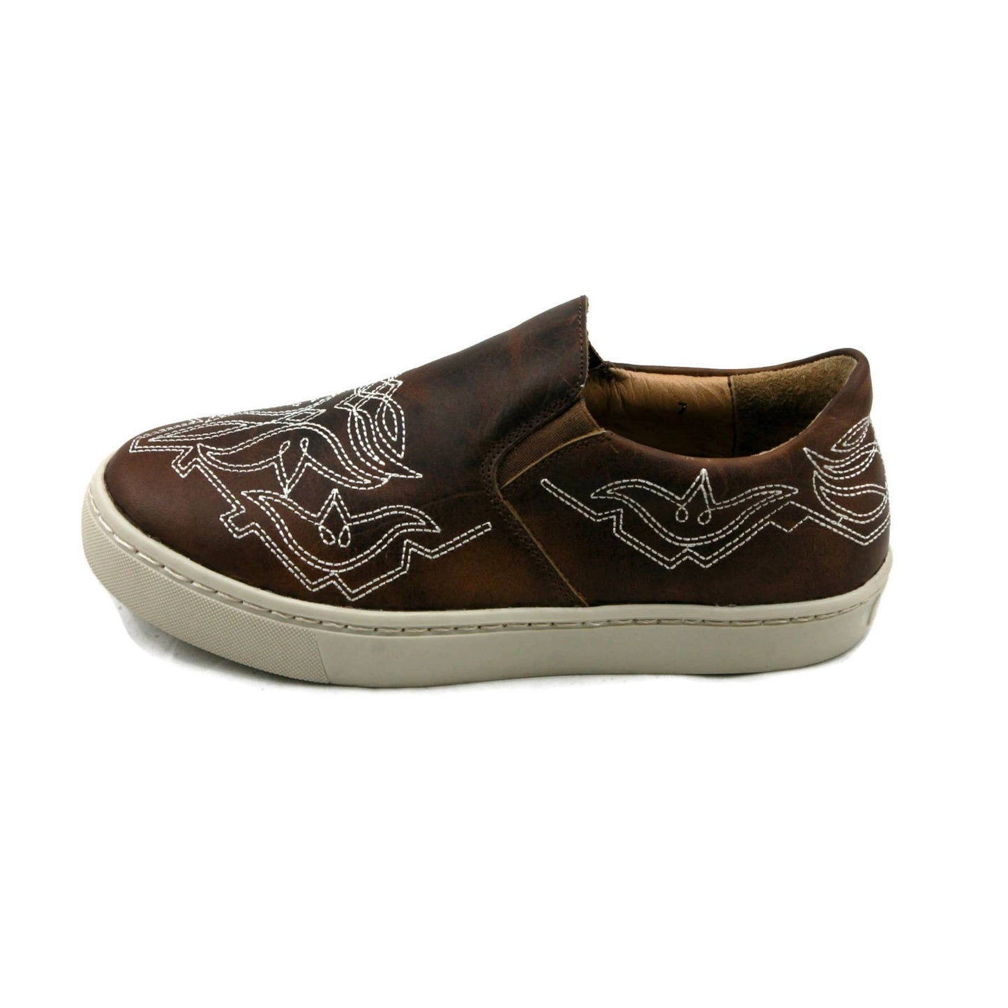 Montana Leather Slip-On Tennis
