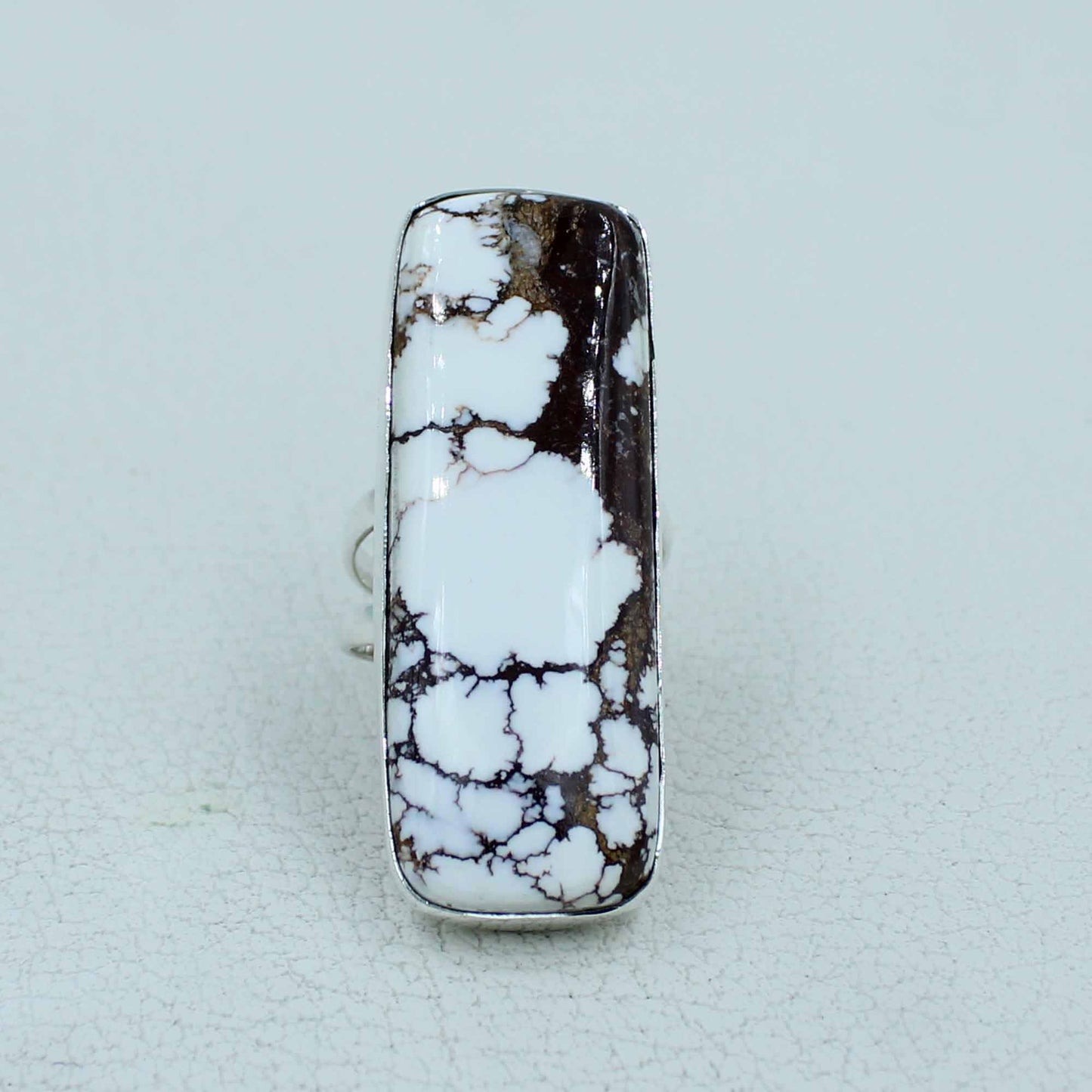 Wild Horse Jasper 925 Sterling Silver Ring: 9