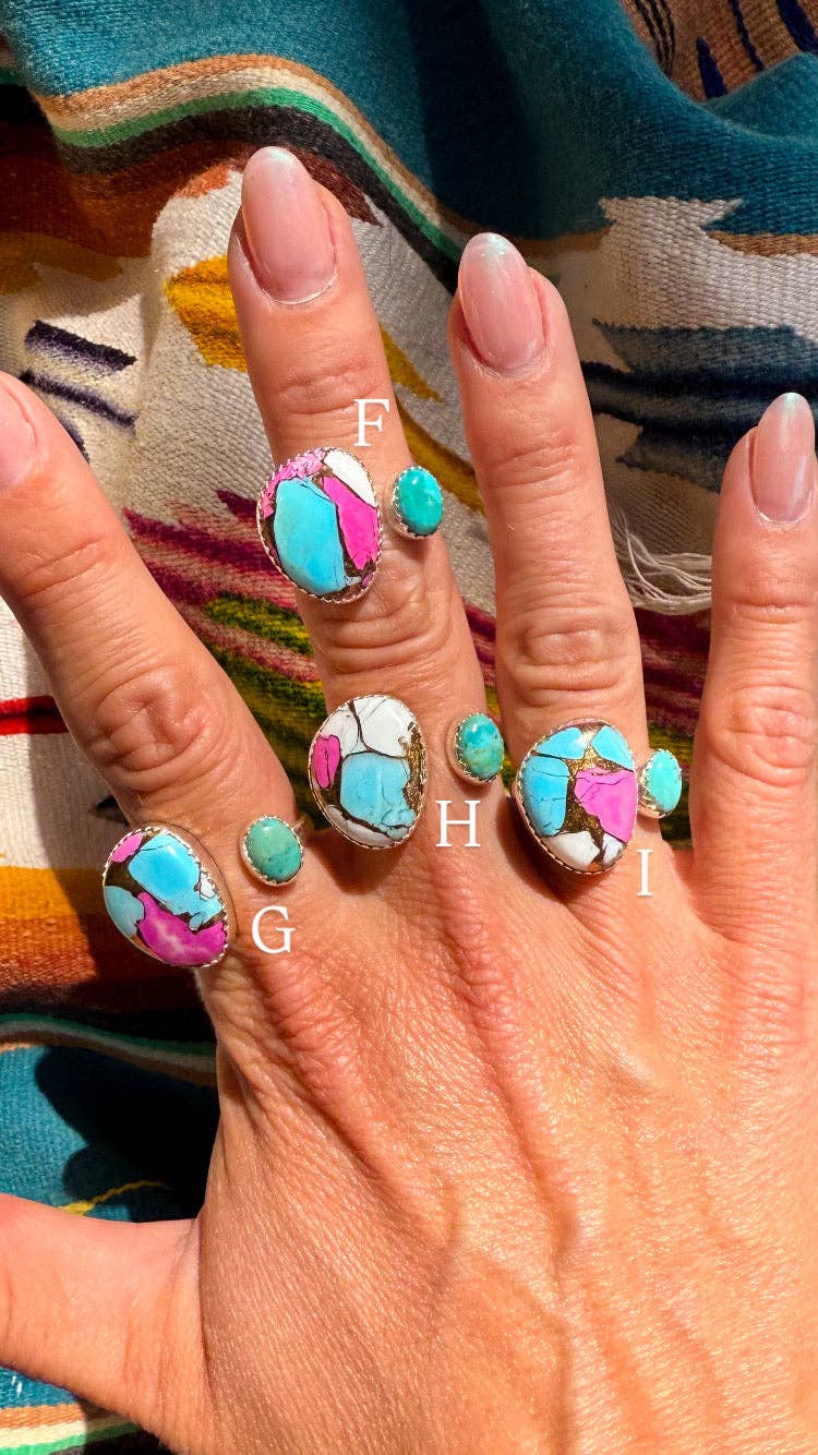 Dubble Bubble Adjustable Ring: B