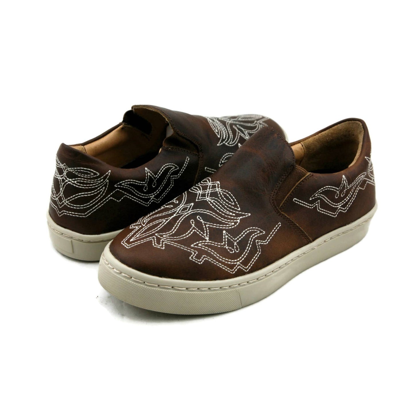 Montana Leather Slip-On Tennis