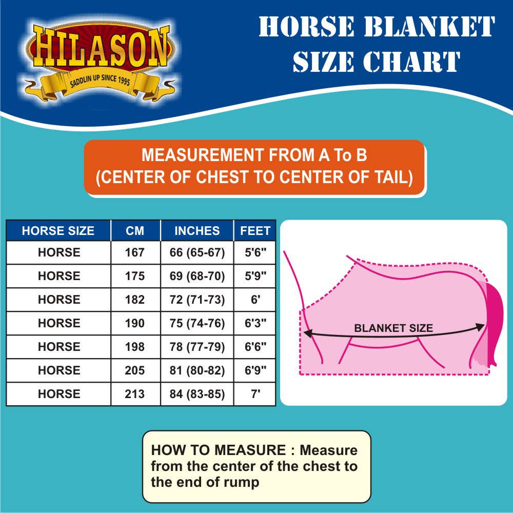 Hilason 1200D Ripstop Waterproof Turnout Winter Horse Blanket Aztec: Black Aztec / 75"