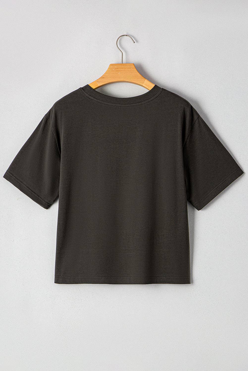 Western Aztec Crewneck T-Shirt: Carbon Grey